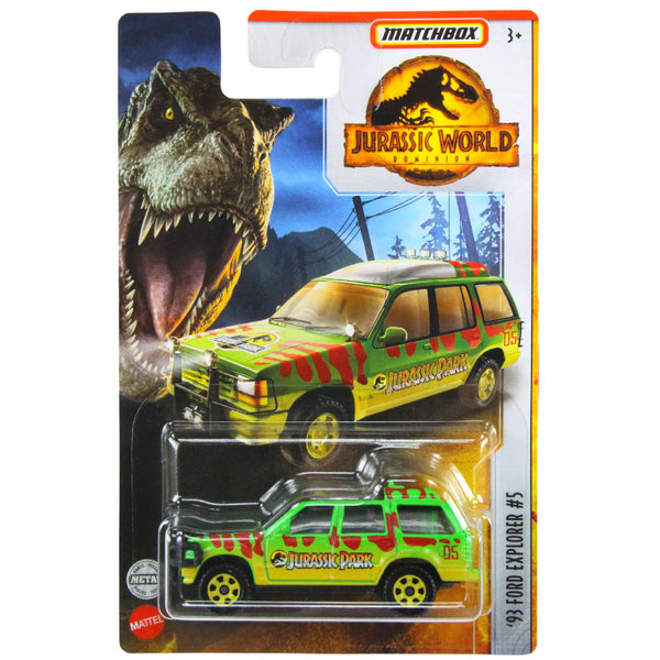 Matchbox Jurassic World Dominions - 1993 Explorer #5 - Toptoys2u