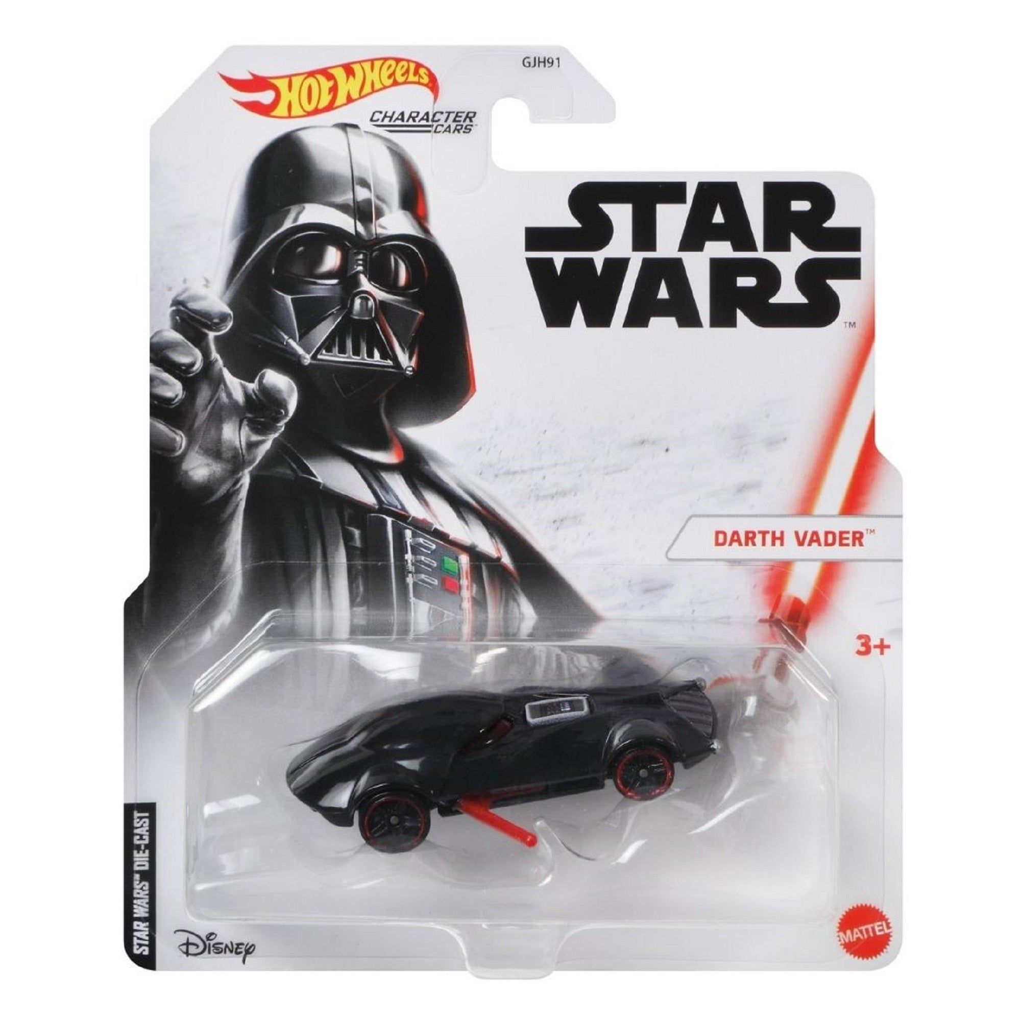 Hot Wheels Character Cars Star Wars The Mandalorian - Darth Vader - Toptoys2u