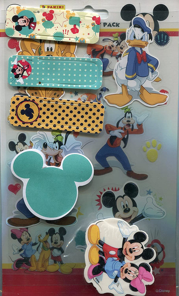 Disney Junior Mickey Sticker Set - Sticker Sheer, Noteletts, Eraser and Book Marks - Toptoys2u