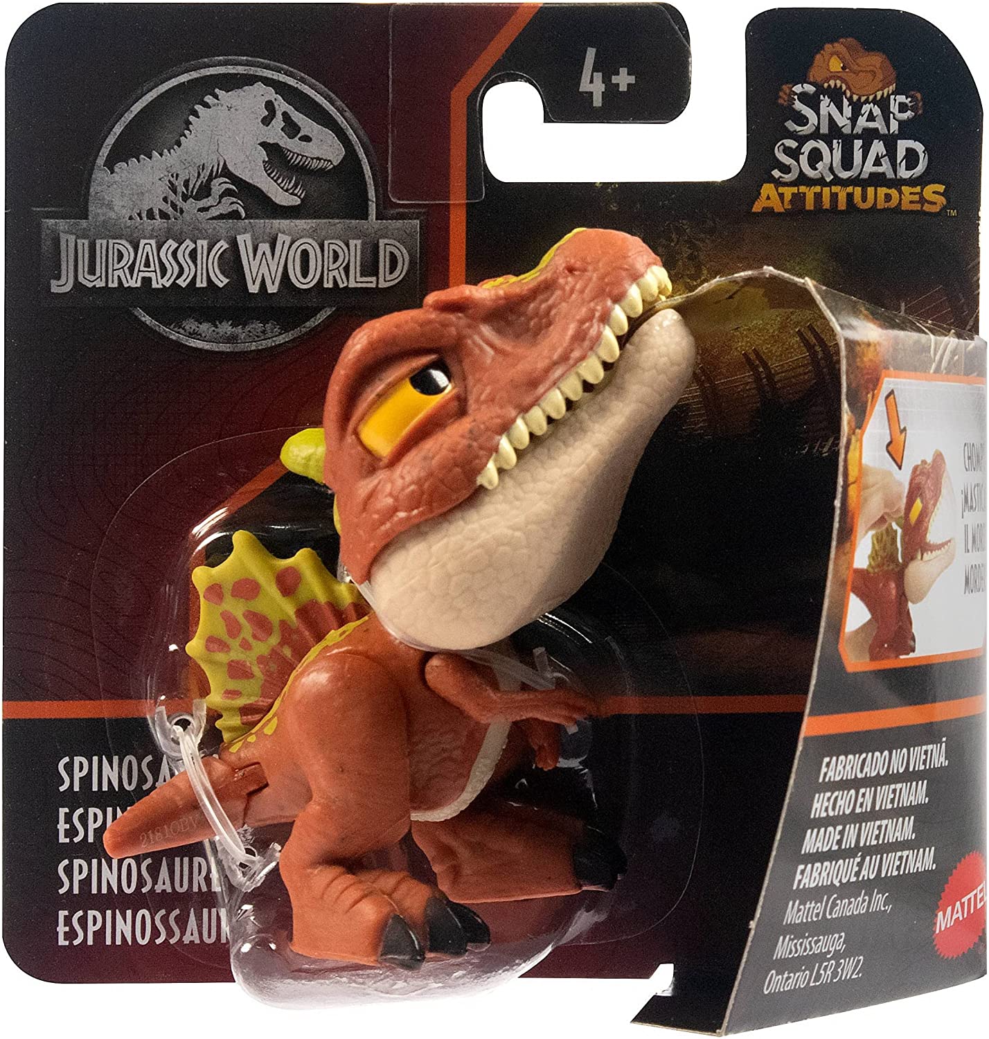 Jurassic World Snap Squad Attitudes - Spinosaurus Dinosaur Figure - Toptoys2u