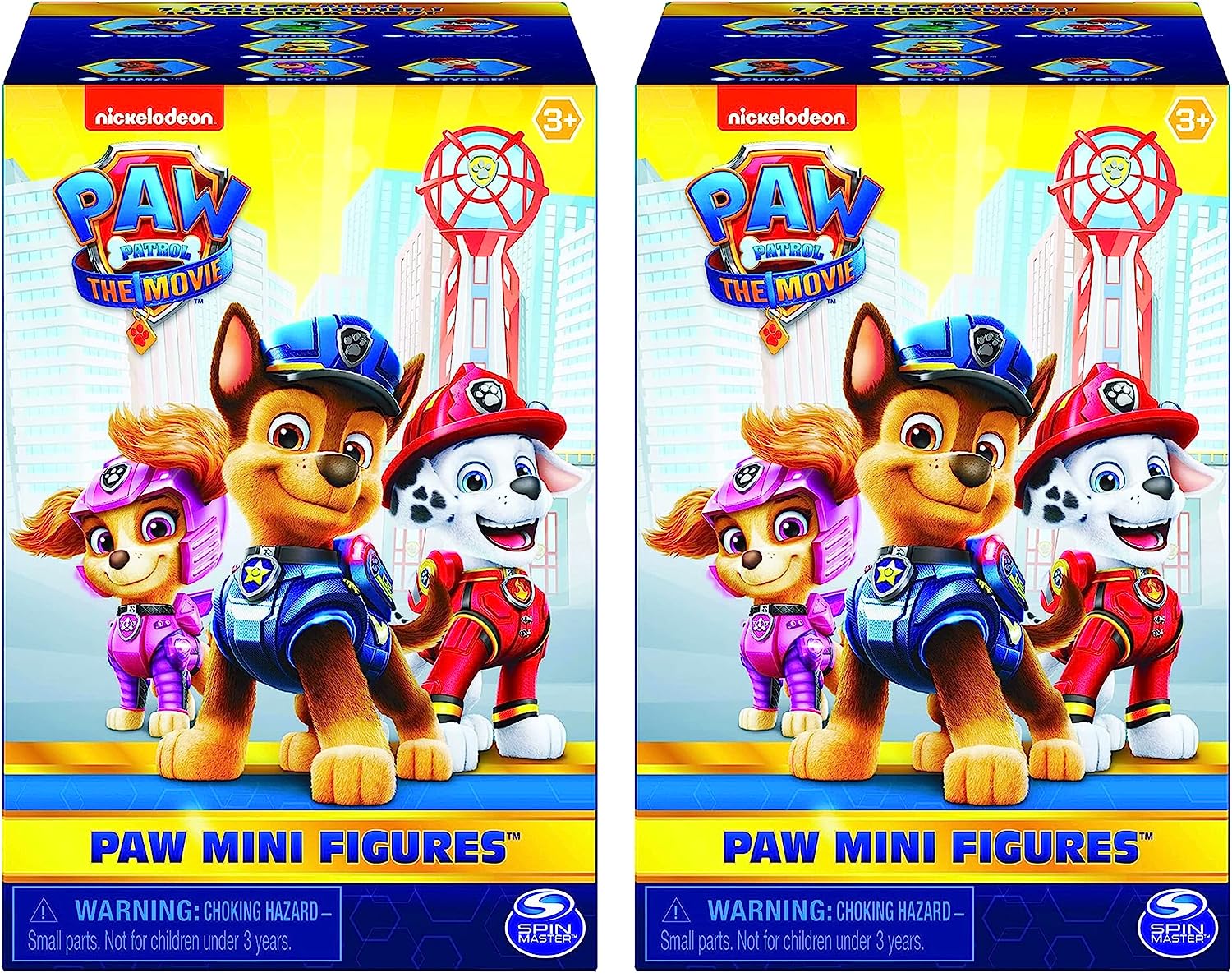 Paw Patrol - Mini Figure Blind Box Collectible Characters - Pack of 2 - Toptoys2u