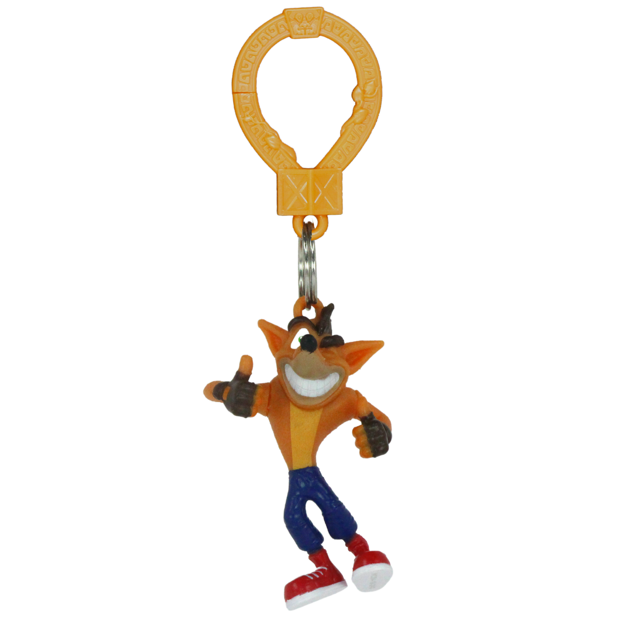 Crash Bandicoot - 4" 10cm Keyclip/Bagclip Figure Set All 8 - Toptoys2u
