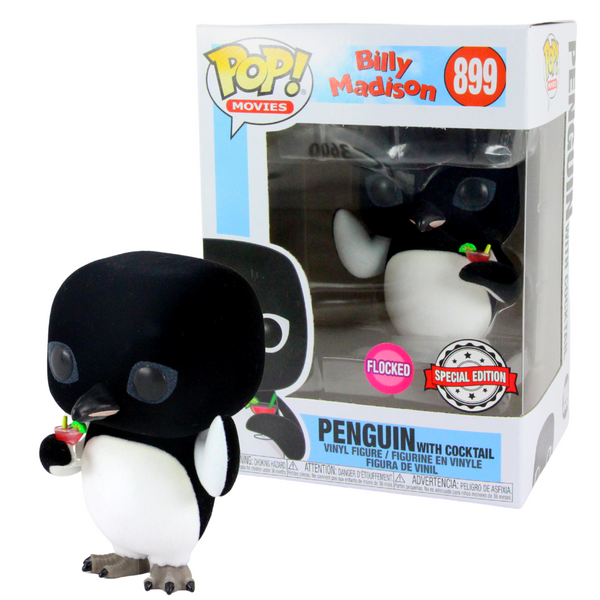 Funko POP! Movies: Billy Madison - Penguin [with Cocktail Flocked] # 899 Special Edition - Toptoys2u