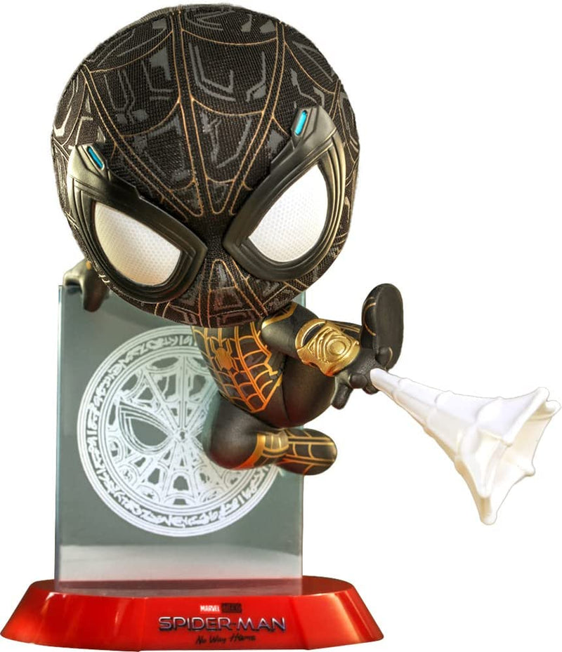 Spider-Man No Way Home - Spider-Man Black & Gold Cosbaby Vinyl Collectible Figure - Toptoys2u