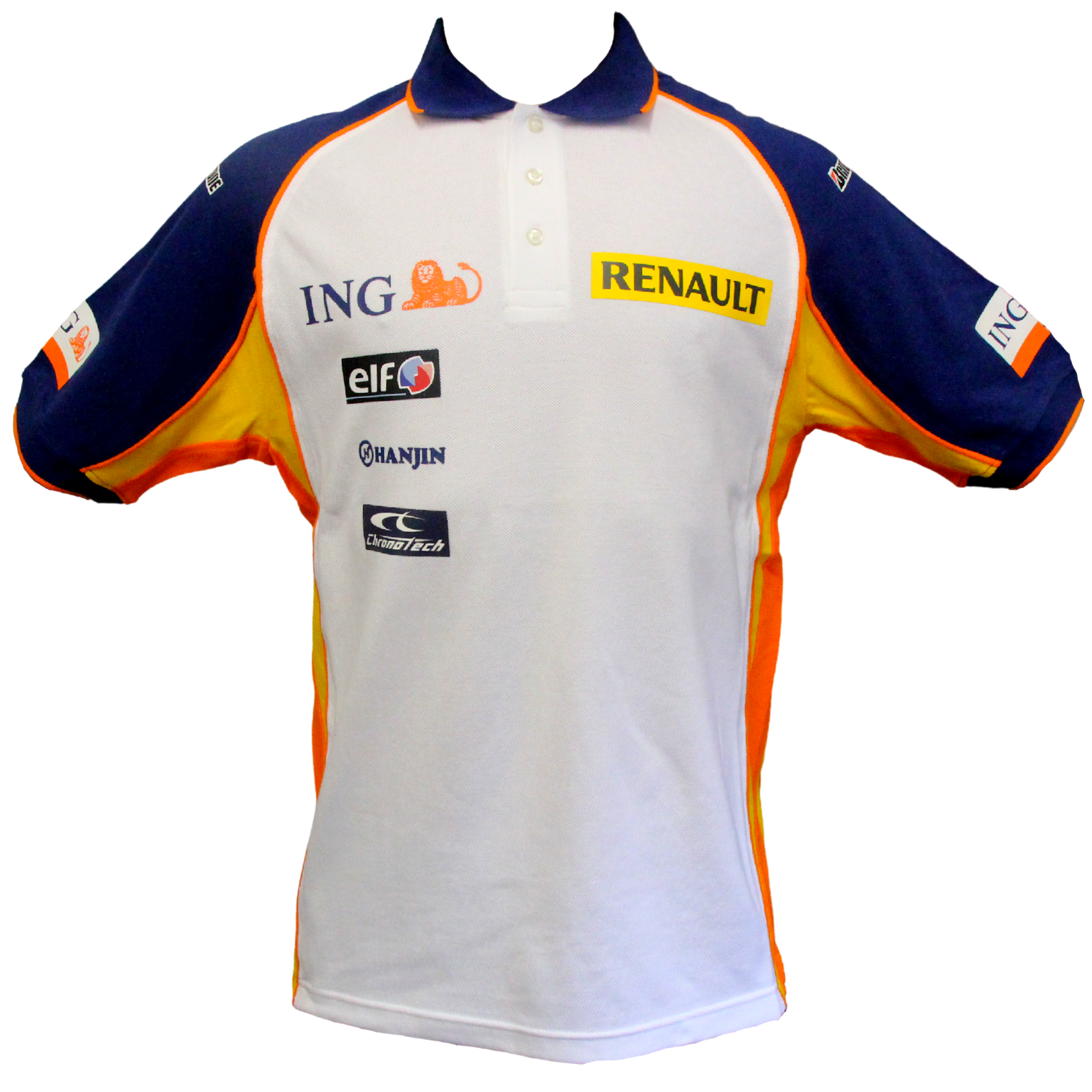 Formula 1 2007 Renault Racing Team Mens Adult Polo Shirt - Toptoys2u