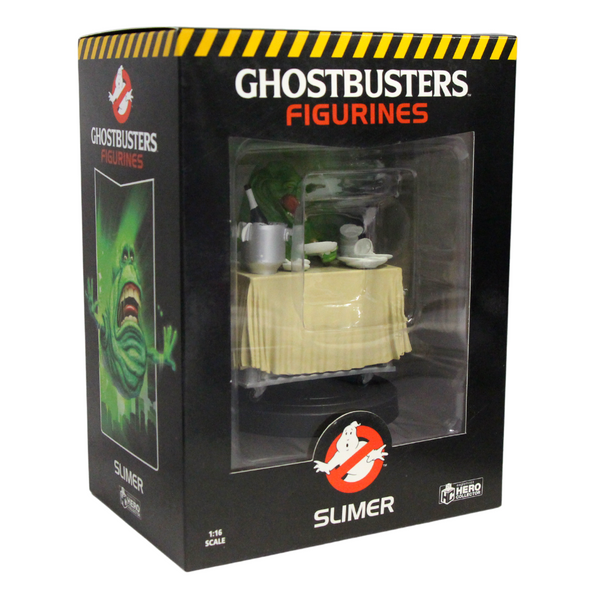 Ghostbusters Eaglemoss Hero Collector 11cm 1:16 Scale Resin Slimer Dining at Food Trolley Figurine - Toptoys2u