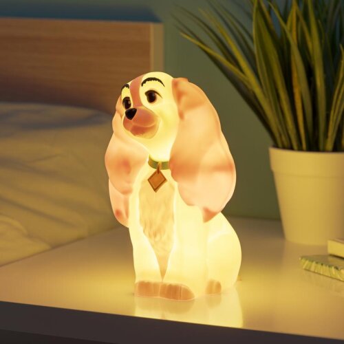 Disney Lady and the Tramp 3D Lady Night Light Lamp - Toptoys2u