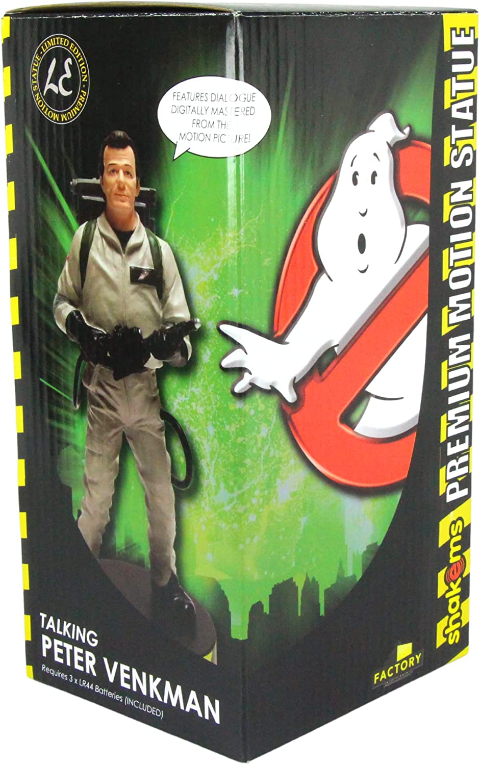 Ghostbusters Raymond Stantz & Peter Venkman 7" Talking Motion Statue Limited Edition Figures - Toptoys2u