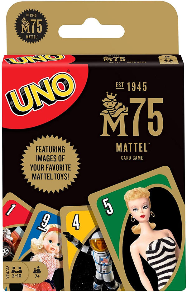 UNO Mattel Games 75th Anniversary Card Game - Toptoys2u