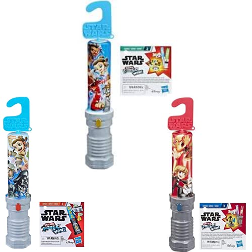 Hasbro Star Wars Micro Force WOW Mystery Figures - Set of 3 Sabres - Toptoys2u