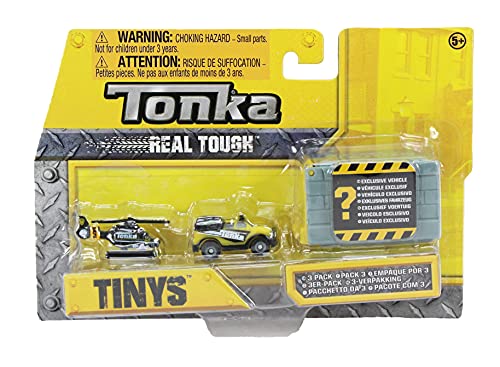 Tonka Tinys 3 Pack Helicopter & Jeep Vehicles with Exclusive Vehicle & Garage - Toptoys2u