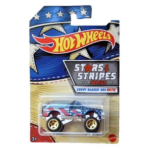 Hot Wheels Stars & Stripes Series - Chevy' Blazer 4x4 05/10 GJW83 - Toptoys2u