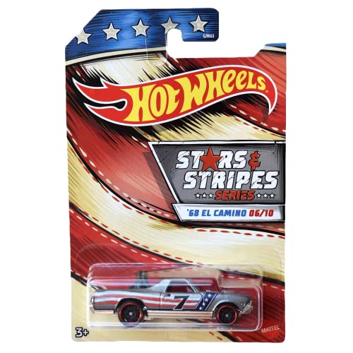 Hot Wheels Stars & Stripes Series - '68 El Camino 06/10 GJW79 - Toptoys2u