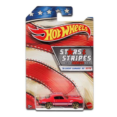 Hot Wheels Stars & Stripes Series - '70 Chevy Camaro RS 07/10 GJW75 - Toptoys2u