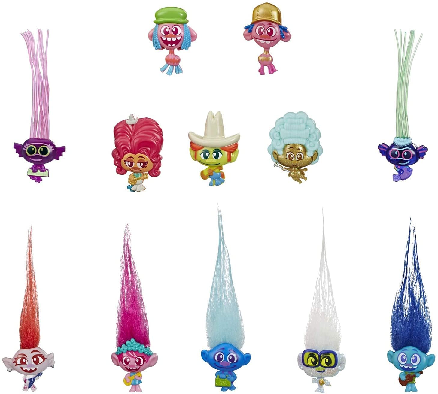 Dreamworks Trolls World Tour Tiny Dancers Blind Pack Each With Figure & Accessory - Pack of 6 - Toptoys2u