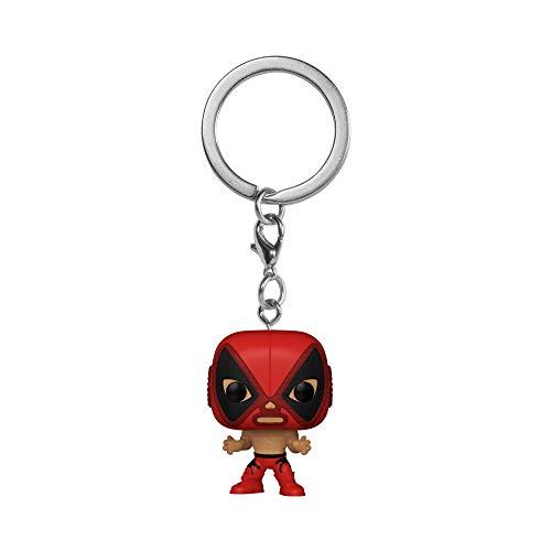 Funko Keychain: Marvel Lucha Libra Deadpool Collectable Figure - Toptoys2u