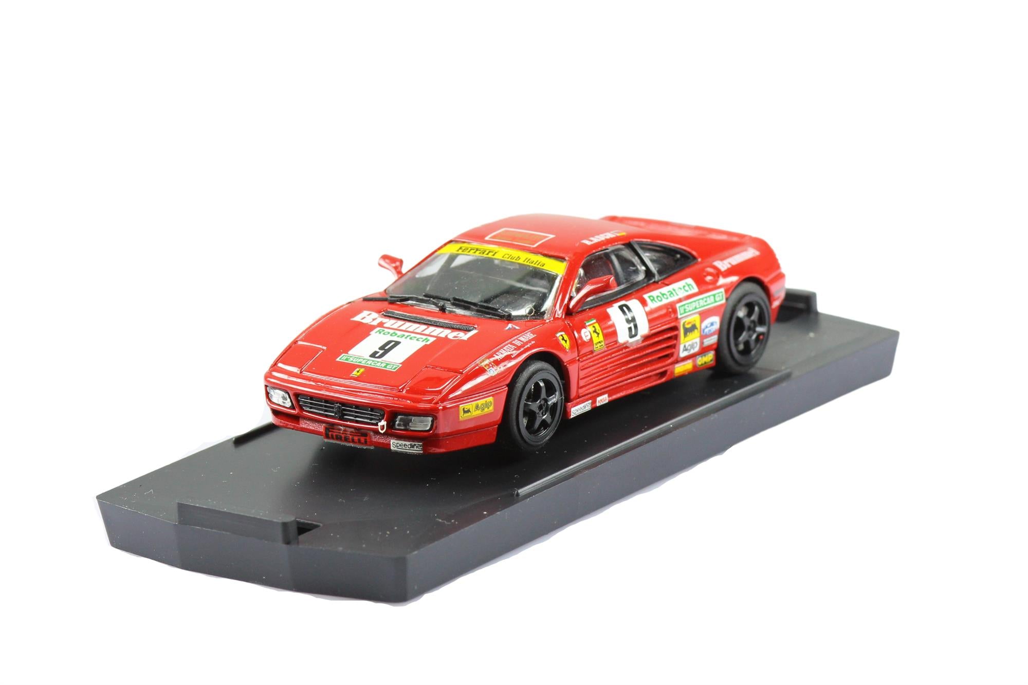 Bang Models - 1:43 Scale Diecast Ferrari 348 GT "Competizione Motor Show 1993" #9 Red - Toptoys2u