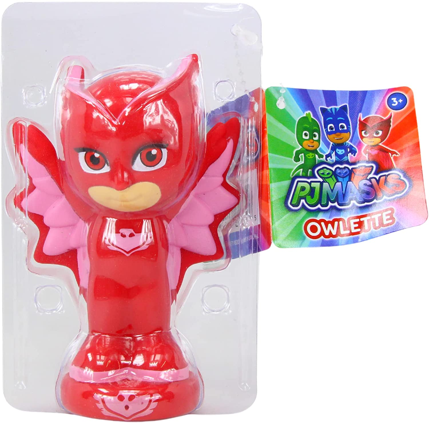 PJ Masks 13cm Bath Squirter Toy Figure - Owlette - Toptoys2u