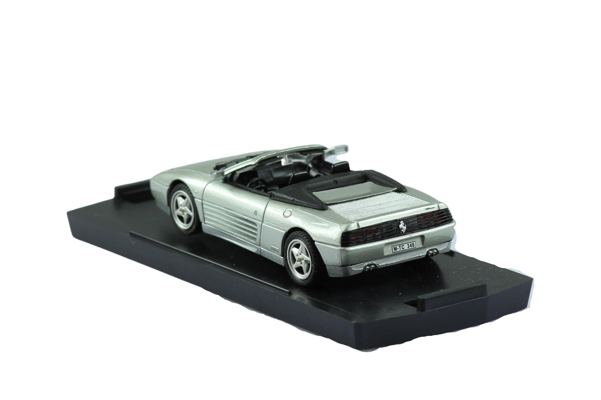 Bang Models - 1:43 Scale Diecast Ferrari 348 Spider Metallic Grey - Toptoys2u