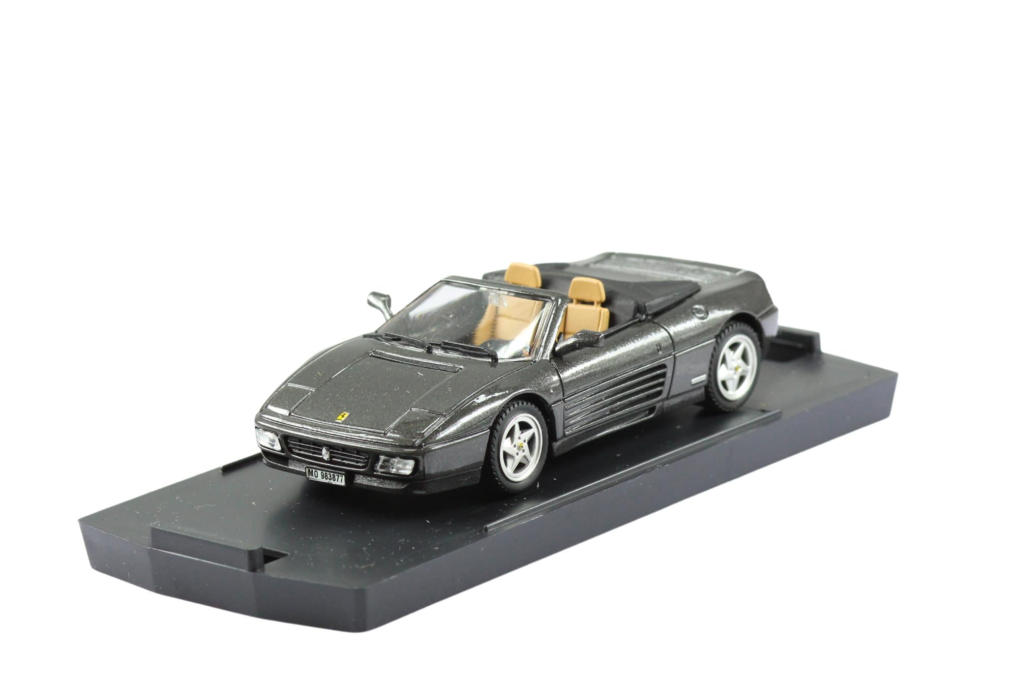 Bang Models - 1:43 Scale Diecast Ferrari 348 Spider Gun Metal - Toptoys2u