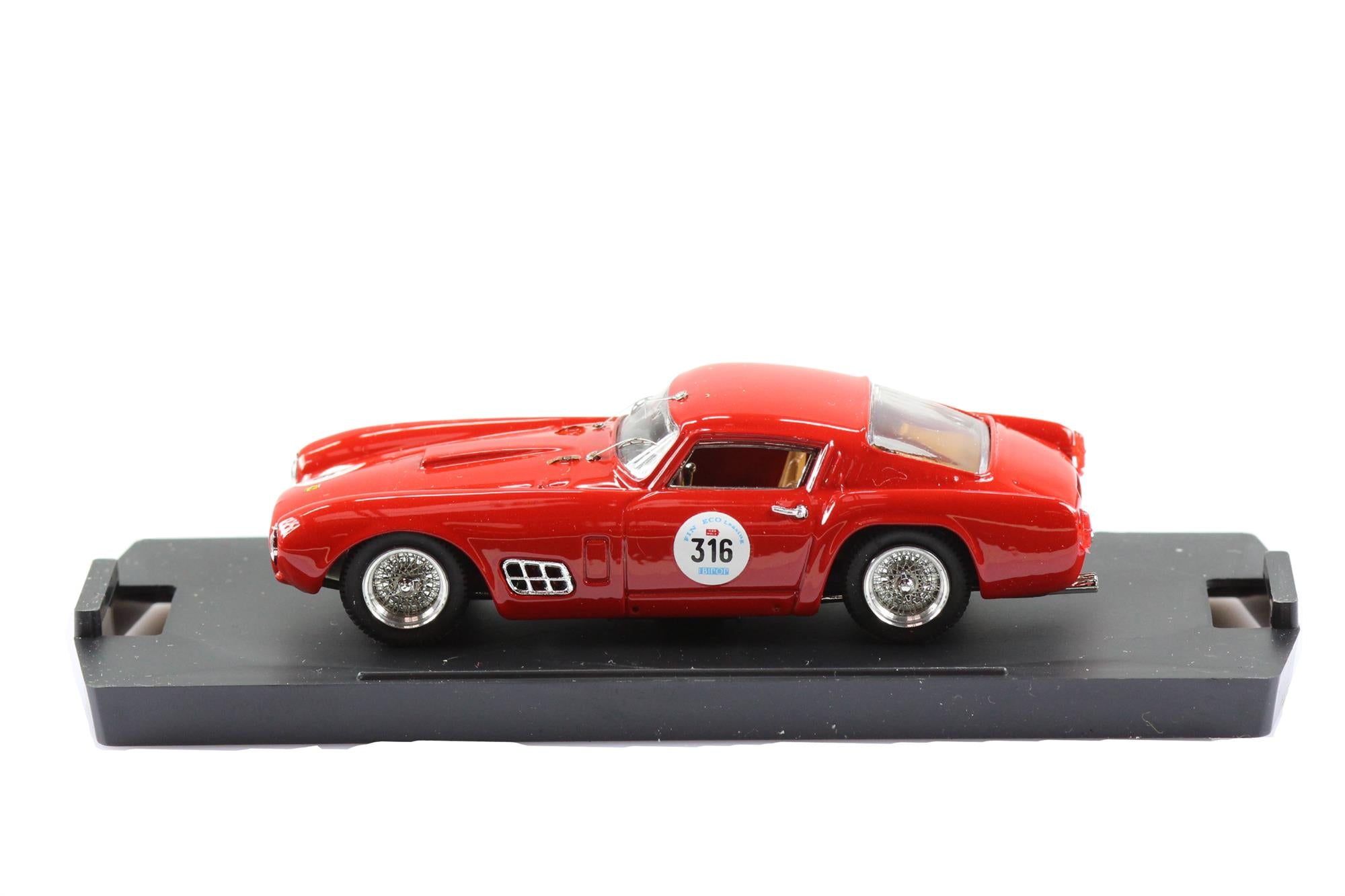 Bang Models - 1:43 Scale Diecast Ferrari 250 GT RED #316 1995 1000 Miglia - Celli & Amadori - Toptoys2u