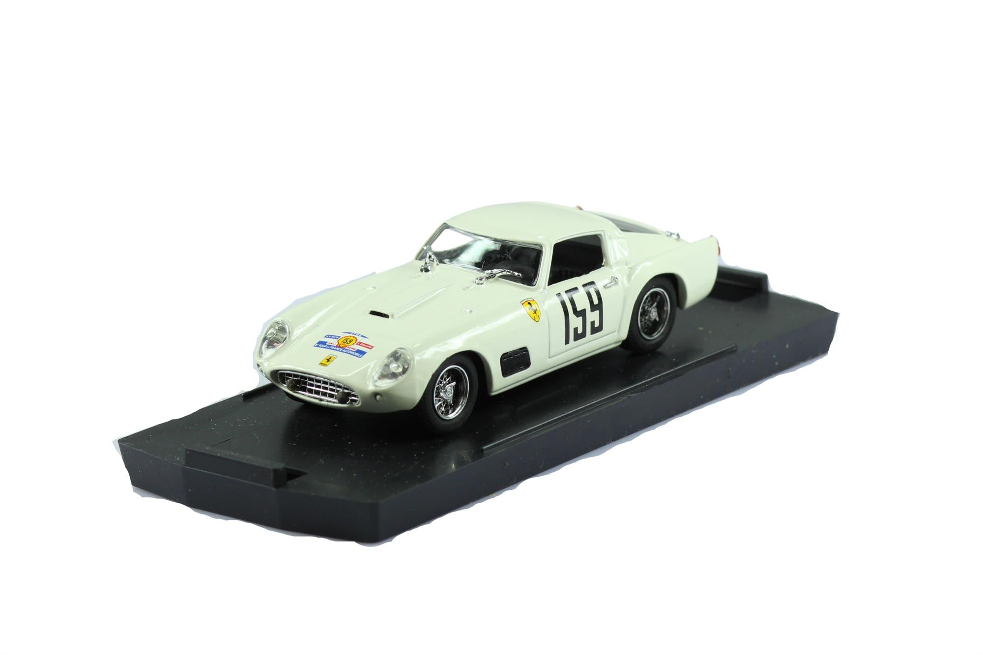 Bang Models - 1:43 Scale Diecast Ferrari 250 TDF "Tour De France" 1959 white #159 - Toptoys2u