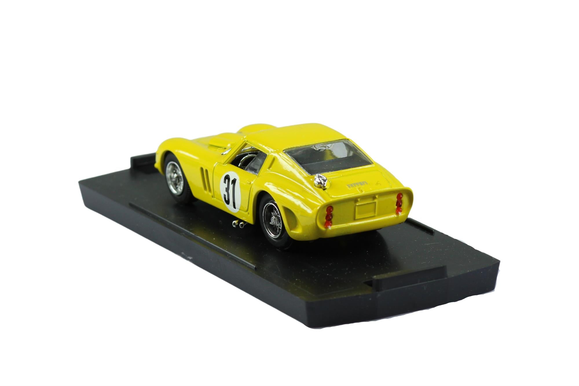 Bang Models - 1:43 Scale Diecast Ferrari 250 GTO "Spa 1965" Yellow #31 - Langlois van Ophem - Toptoys2u