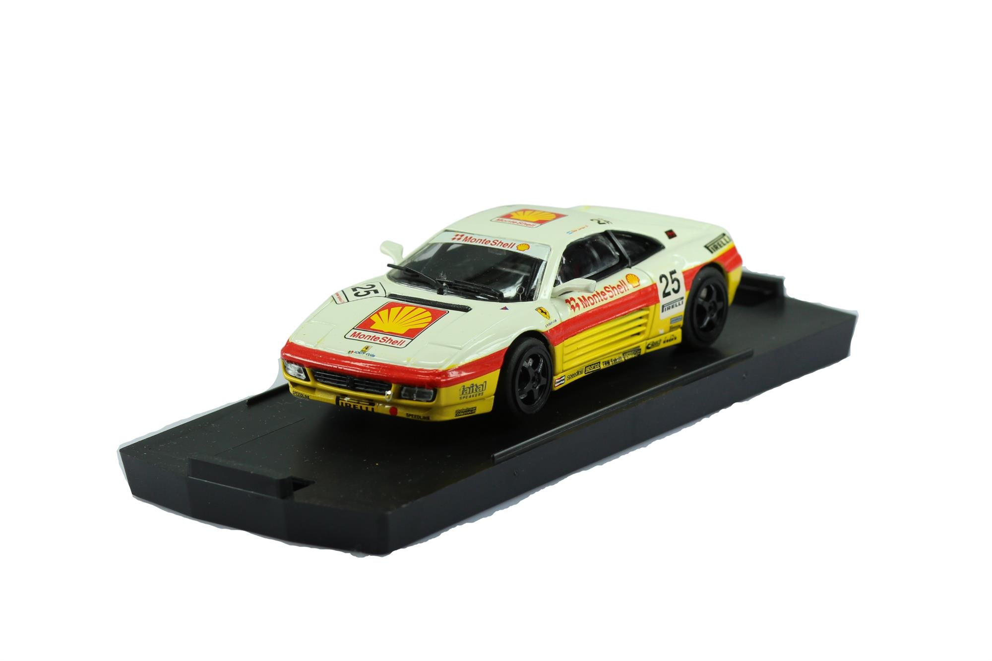 Bang Models - 1:43 Scale Diecast Ferrari 348 GT Supercar 1993 #25 - Oscar Larrauri - Toptoys2u