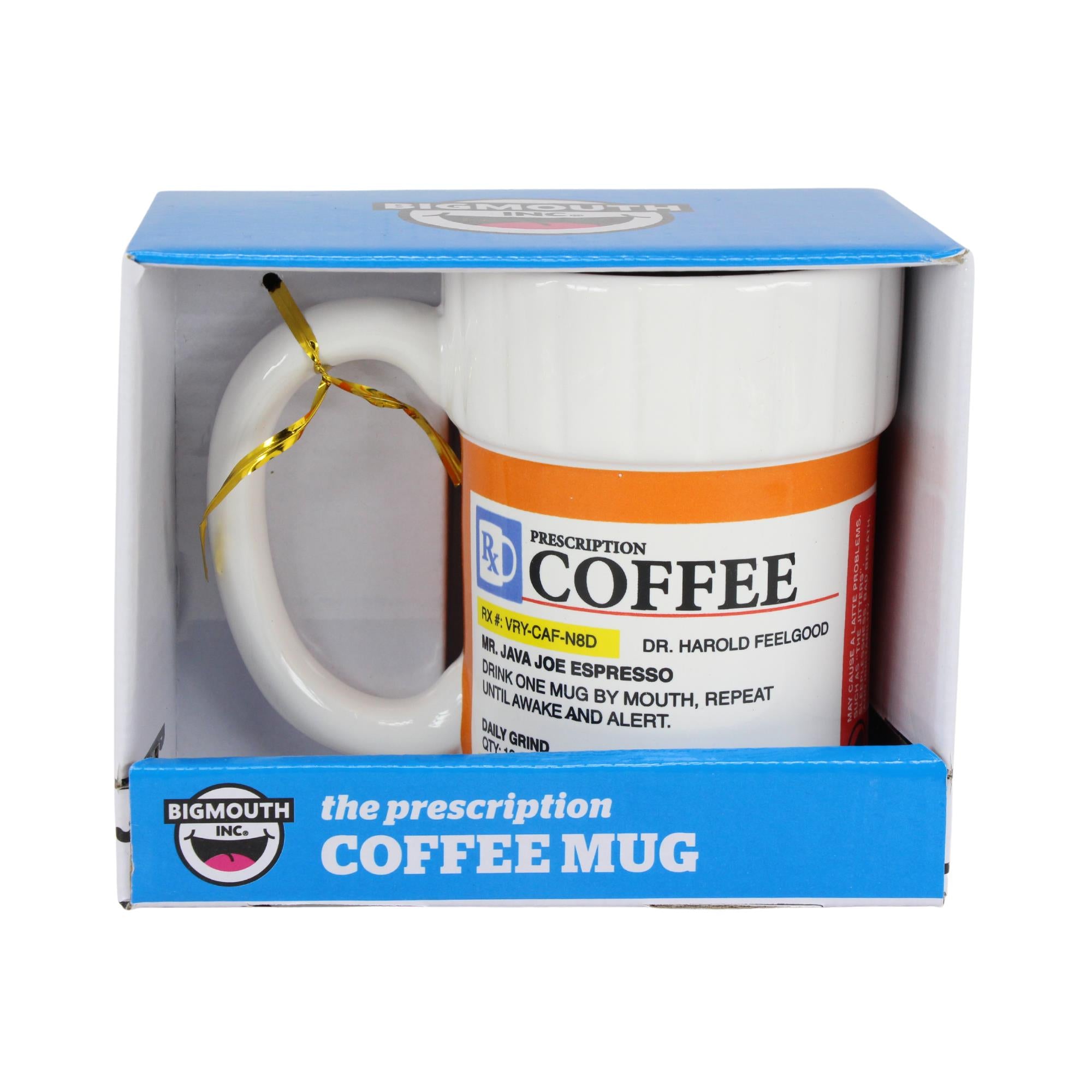 BigMouth Inc. - The Prescription Coffee Novelty Mug - 325ml - Toptoys2u