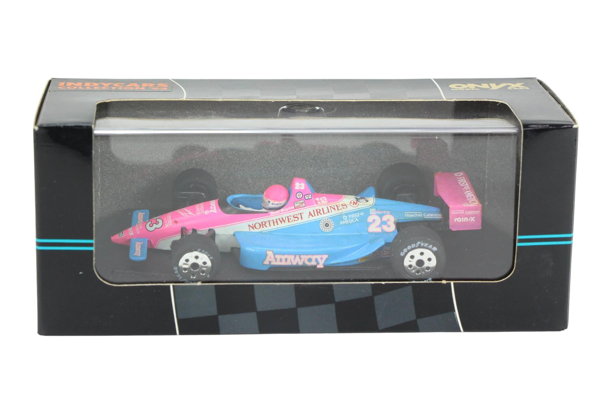 Onyx Models - 1:43 Scale Diecast IndyCar Collection 1992 - 157 Amway Lola - Scott Brayton #23 - Toptoys2u