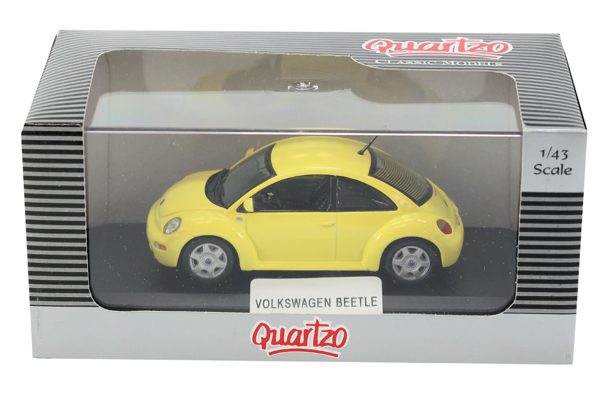 Quartzo Models - 1:43 Scale Diecast Volkswagen Beetle Yellow - Toptoys2u