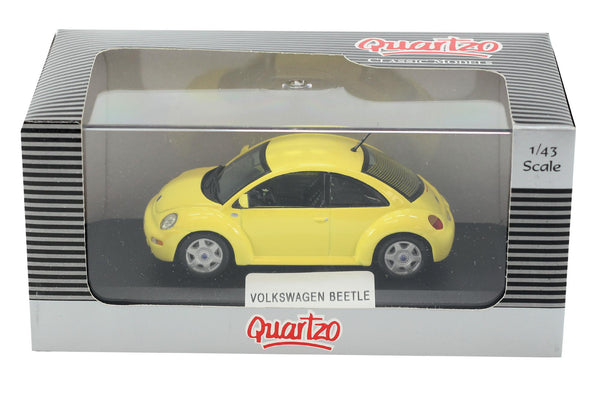 Quartzo Models - 1:43 Scale Diecast Volkswagen Beetle Yellow