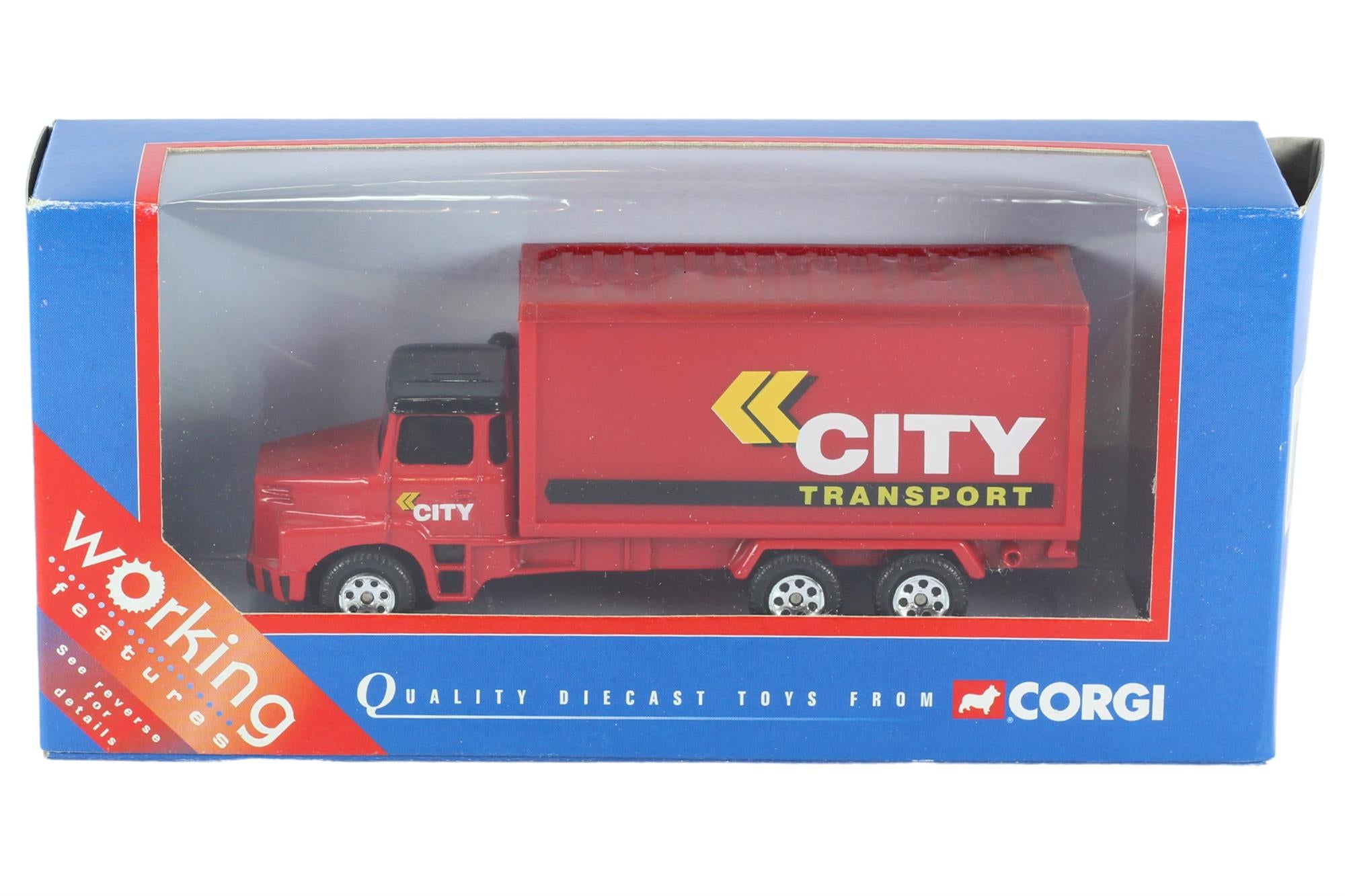 Corgi Models - City Vehicle Range Complete Set of 3 Scania's - Tipper, Silo & Box Van 1:43 Scale Diecast (Rare & Unopened Boxes) - Toptoys2u