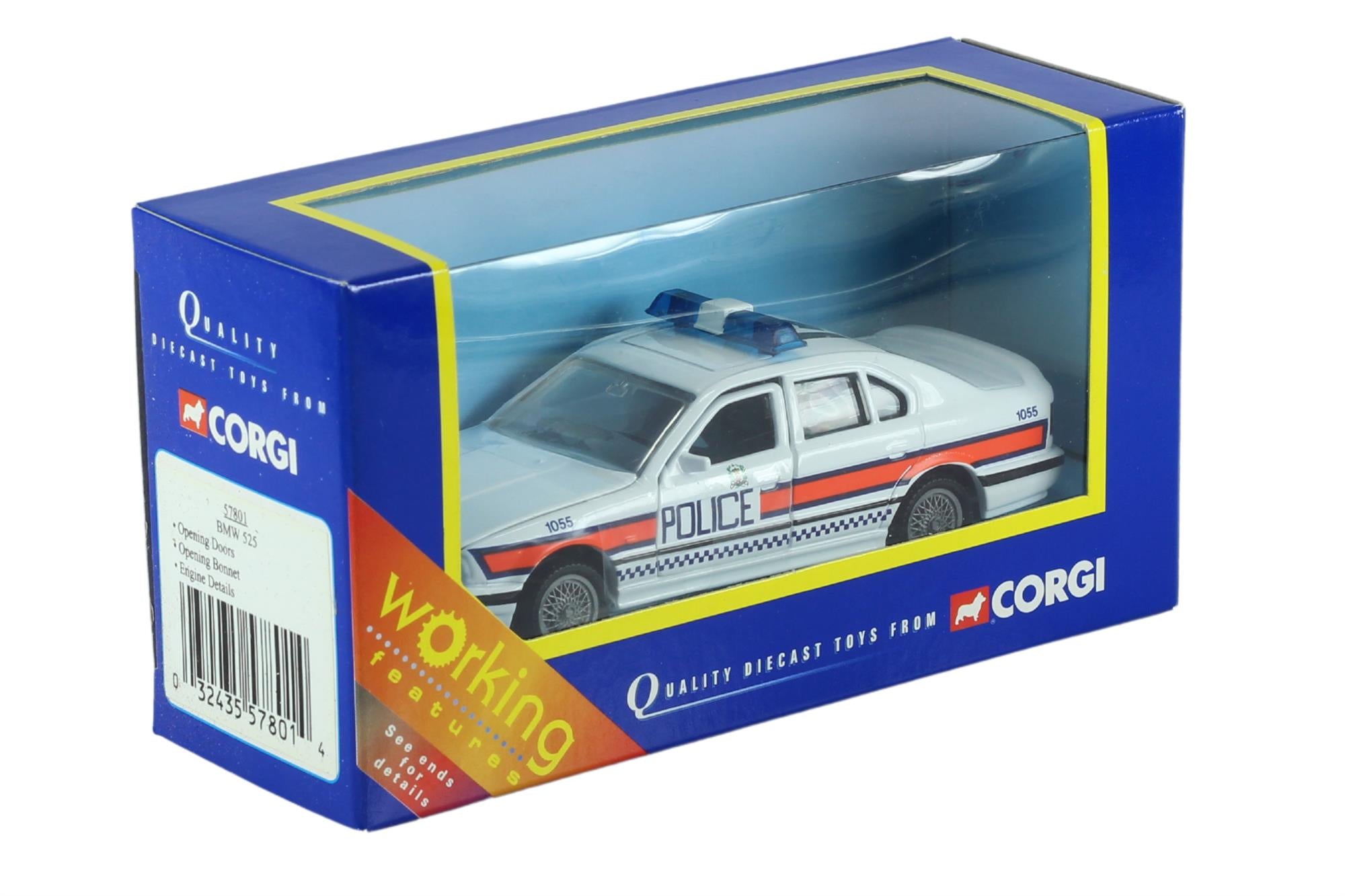 Corgi Models - Police Vehicle BMW 525 1:36 Scale Diecast - Toptoys2u