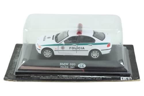 Altaya Models - 1:43 Scale Diecast BMW 320 Policia - 2001 New and Still Sealed - Toptoys2u