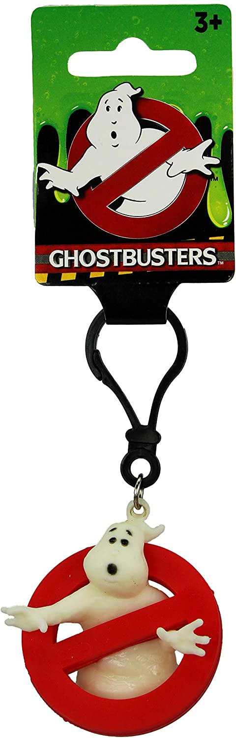 Ghostbusters No Ghost Logo - 11" Large Plush, 7" Plush Bagclip/Keyclip & Plastic Keyclip - No Ghost Logo 3pc Gift Set - Toptoys2u