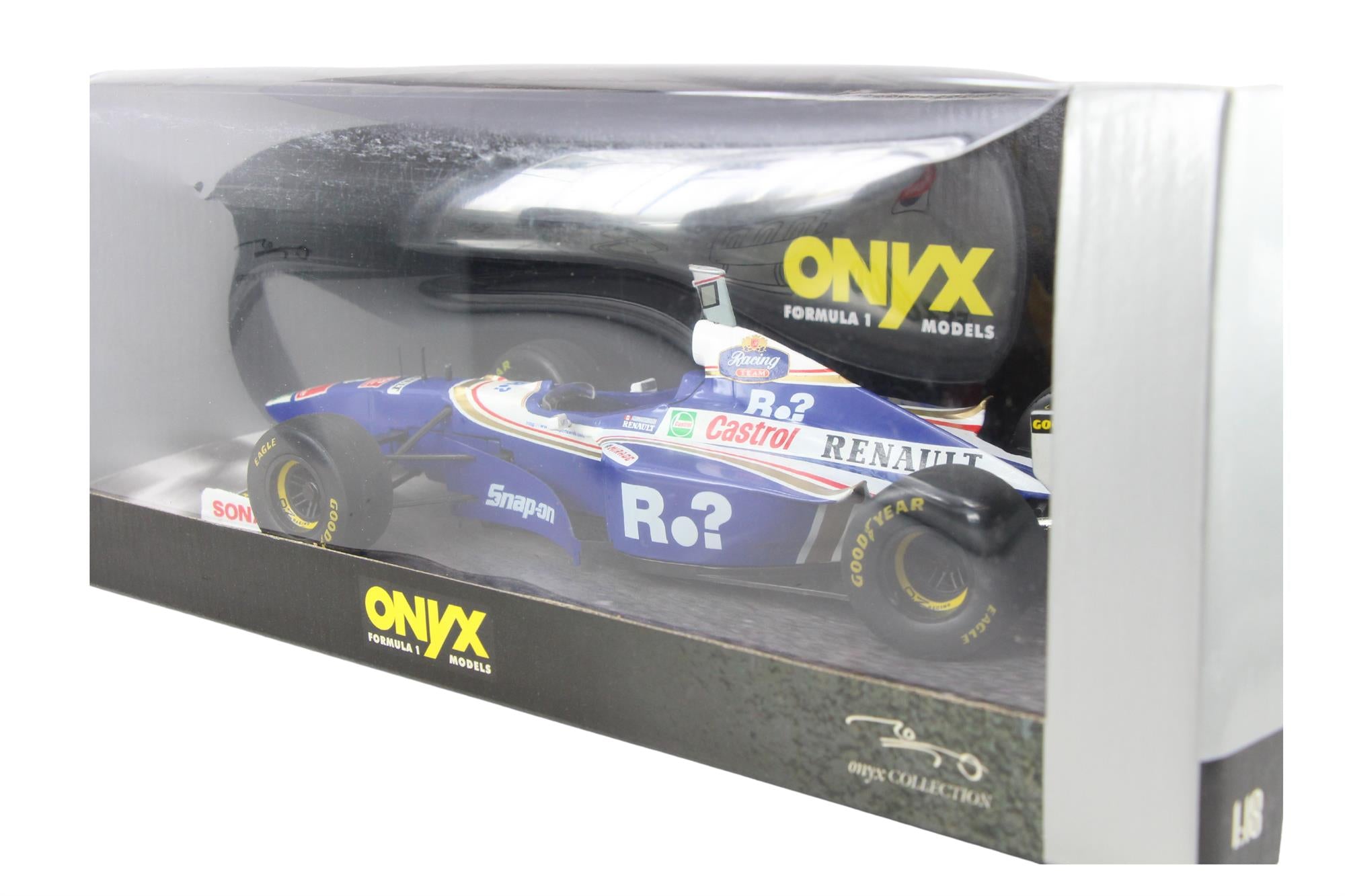 Onyx Models -  F1 Williams Renault FW19 "Canadian Driver" British G.P. 1997 - 1:18 Scale Diecast - Toptoys2u