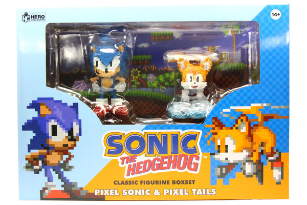 Sonic The Hedgehog Classic Figure Boxset Pixel Sonic & Pixel Tails - Toptoys2u