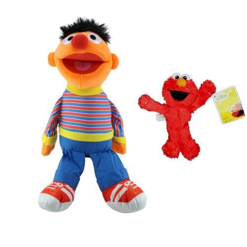 Sesame Street - Soft Plush Toys Set of 2 - Ernie & Elmo - Toptoys2u