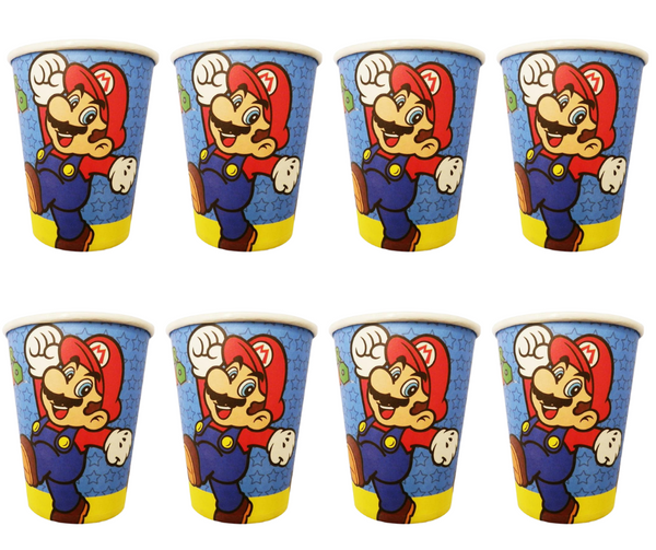 Super Mario Bros - Party Cup Pack of 8 - Toptoys2u