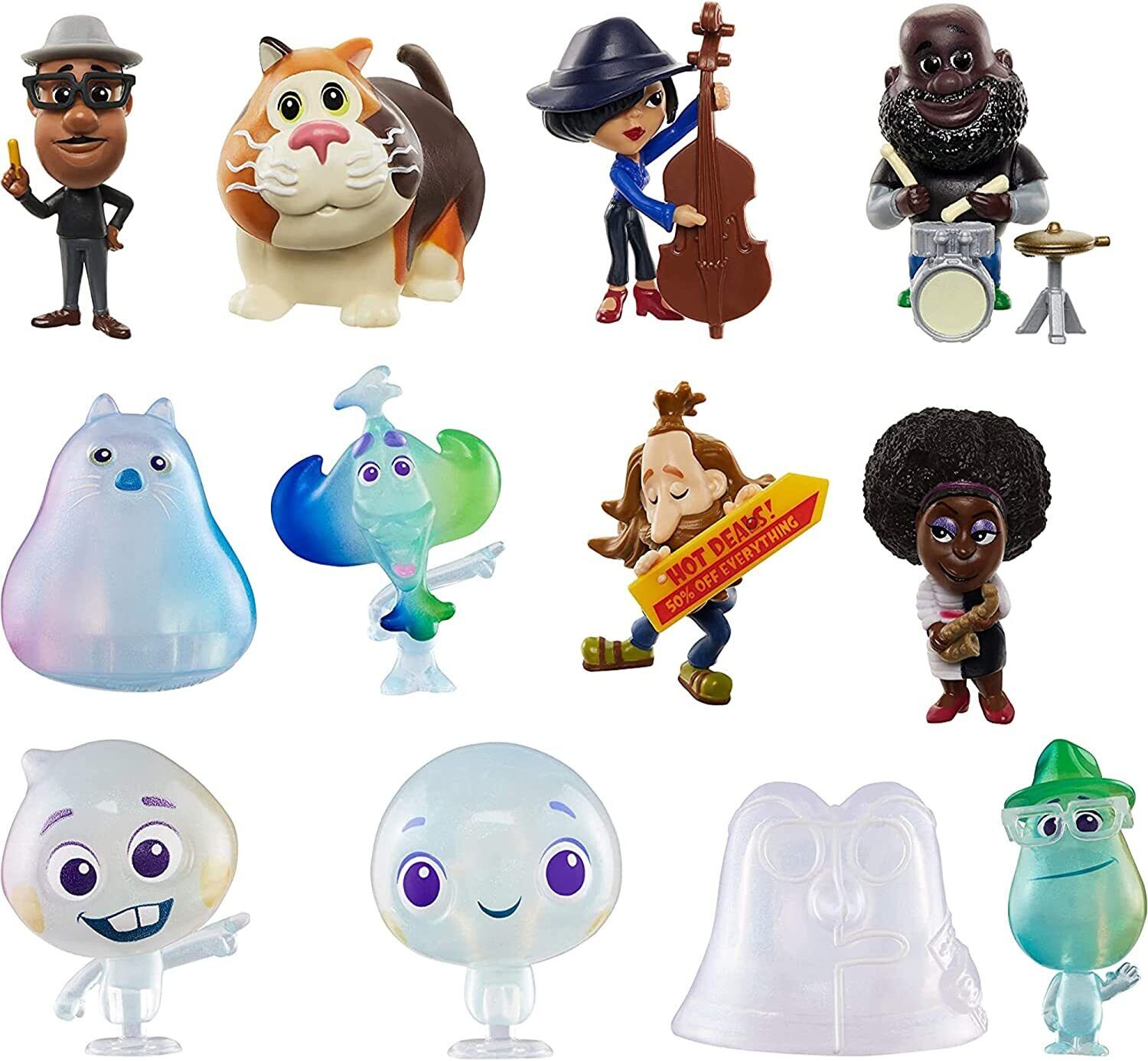 Disney Pixar Soul Minis Blind Bags Mini Figures - Pack of 4 - Toptoys2u