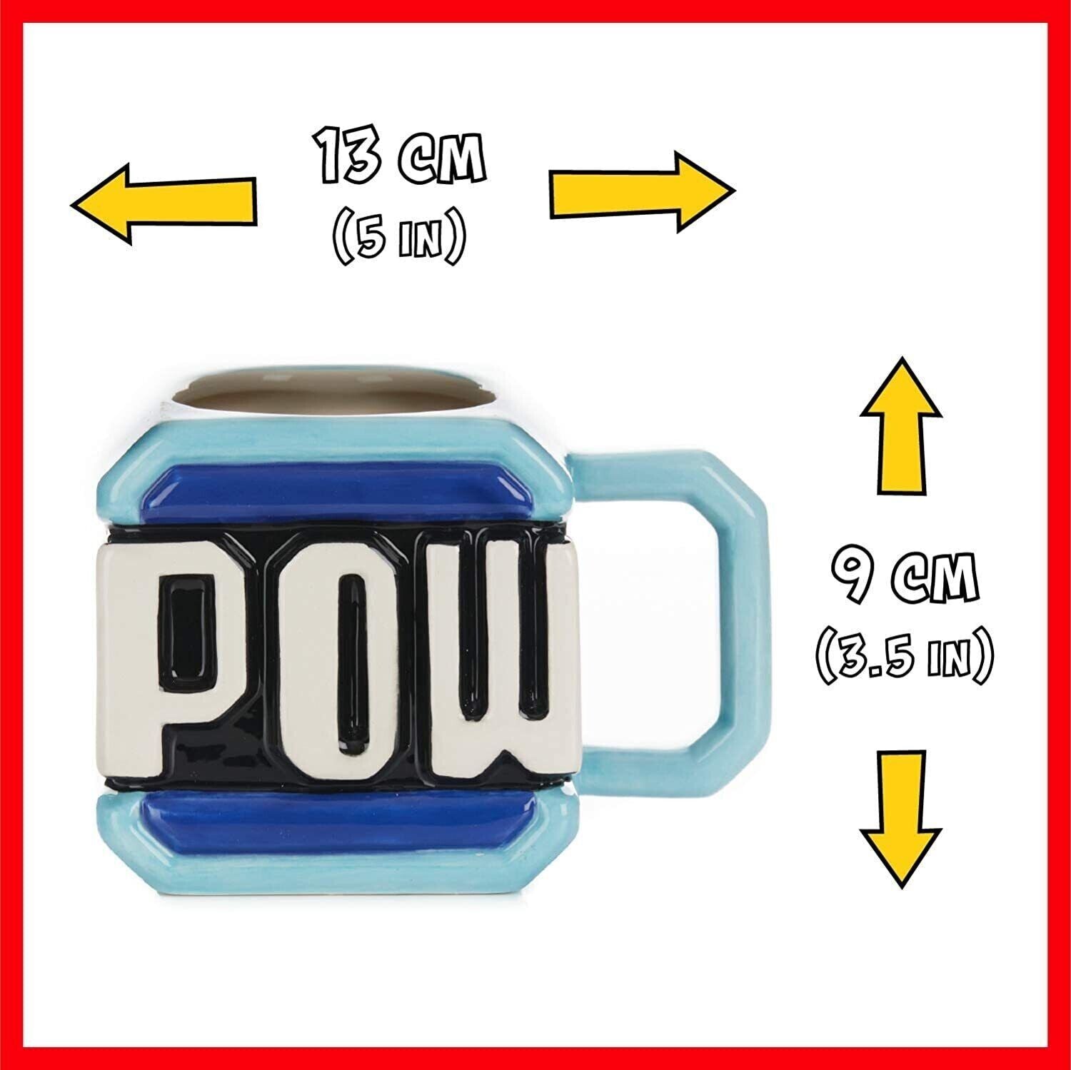 Nintendo Super Mario Pow Block Coffee Mug 450ml - Toptoys2u