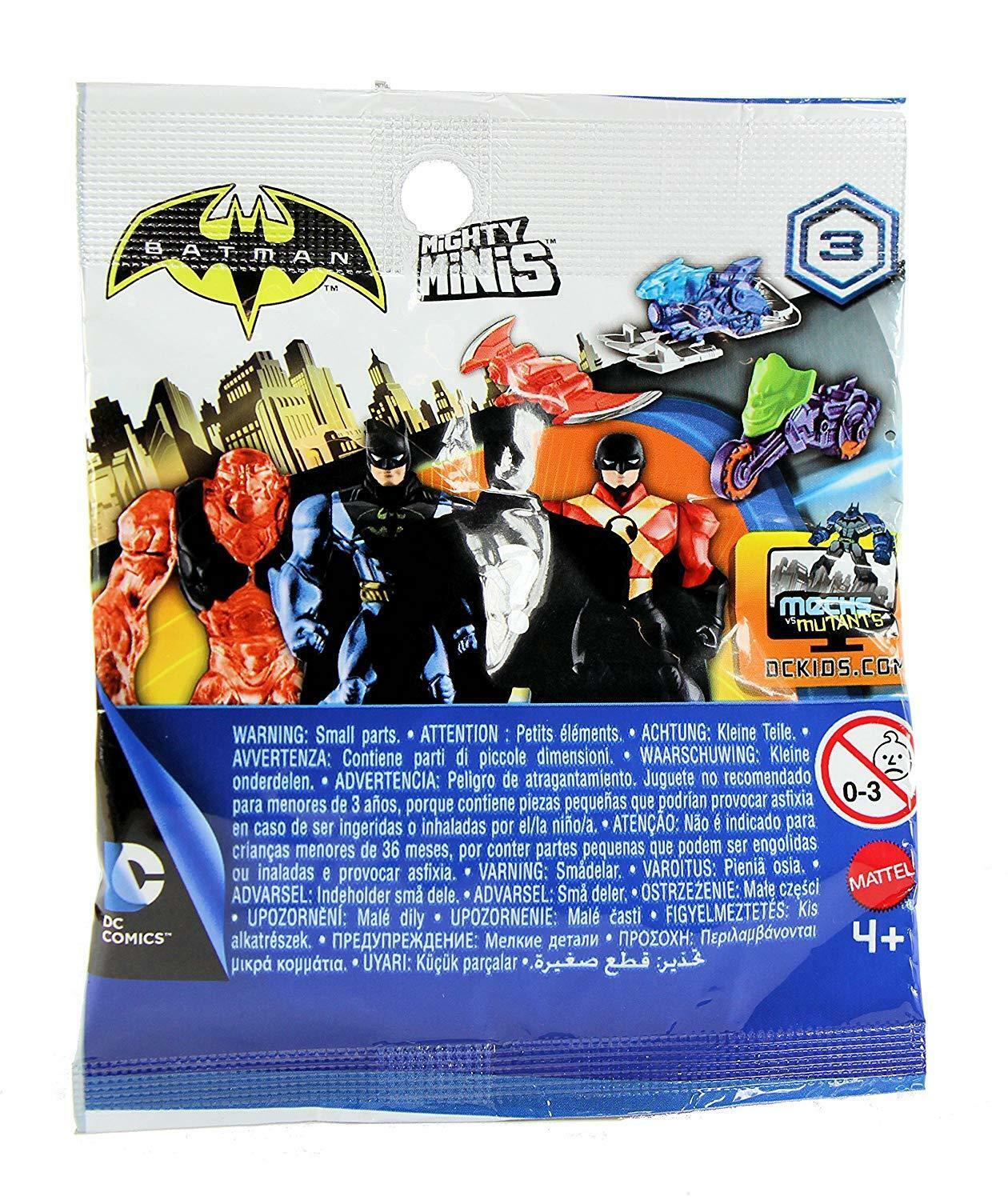 DC Comics Batman Mighty Minis Series 3 Mini Figure & Vehicles Blind Bags Pack of 10 - Toptoys2u