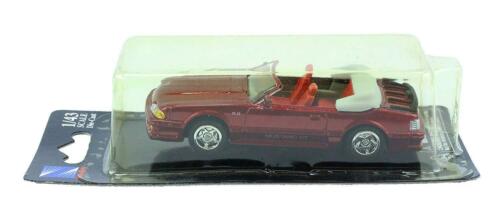 NewRay 1989 Ford Mustang GT 5.0 Convertible in Red 1:43 Diecast - All American City Cruiser Collection - Toptoys2u