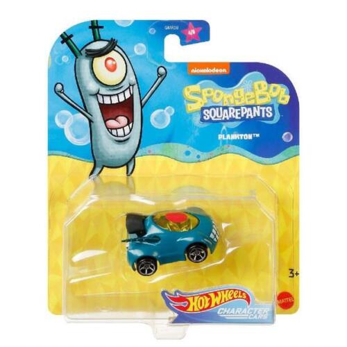 Hot Wheels SpongeBob SquarePants PLANKTON 1:64 Scale Die Cast Character Car - Toptoys2u