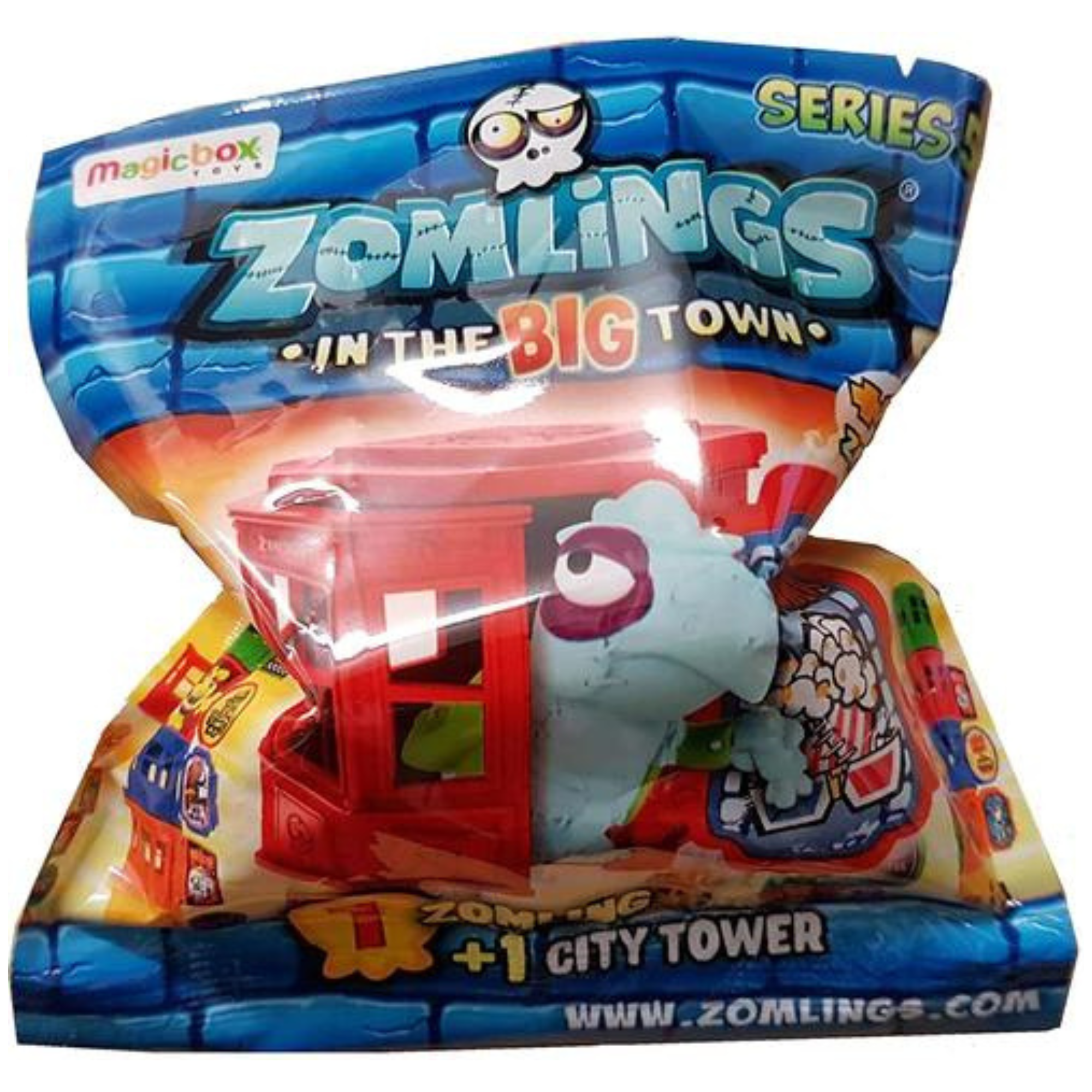 Zomlings In The Town - Series 5 - Full Box of Zomlings Blind Bags - 24 Packs - Toptoys2u